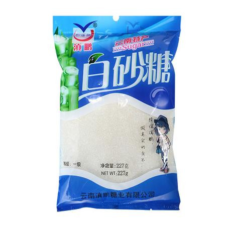 滇鵬白砂糖227g袋云南袋裝白糖廚房調(diào)味品非綿白糖散裝批發(fā)